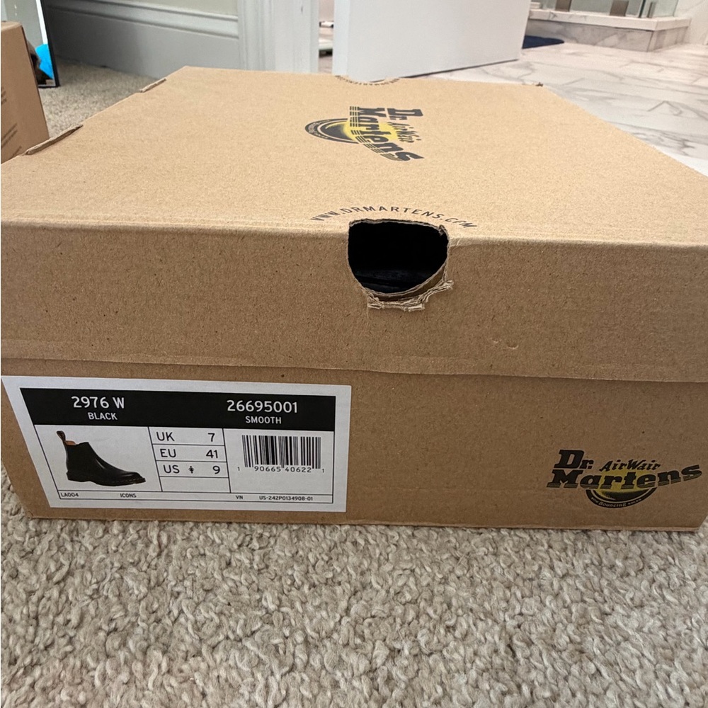 Dr. Martens Cardboard Shoe Box with Black Label